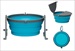 LP BELLA ROMA TRAVEL BOWL BLUE L