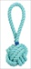 JB ROPE TOY CELTIC KNOT AQUA SM