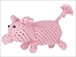 JB ROPE TOY PENNY PIG 9"