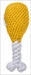 JB ROPE TOY CHKN DRUMSTICK 10"