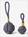 JB ROPE TOY KNOT W/YELLOW GR 3"