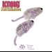 KONG CAT MICE PURPLE/GREY 2PK