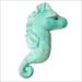 SNUG SANDY SEAHORSE TEAL 17"