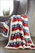 CAR THROW AMERICANA PLUSH