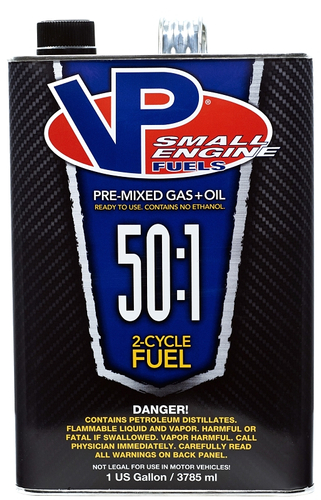 VP Fuel 6231 50:1 Pre-Mixed Small Engine Fuel, Hydrocarbon, Blue, 128 oz