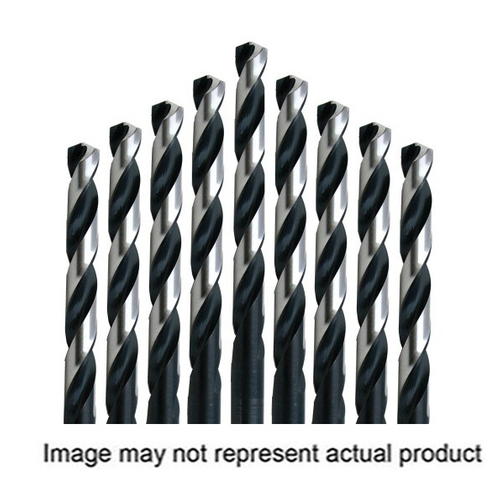 Brute Platinum XL5 XL5-25 Jobber Drill Bit, #25 Dia, 3 in OAL, Heavy-Duty, Spiral Flute, Straight Sh
