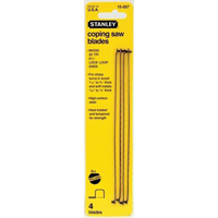 Stanley 15-058 10 Tpi Coping Saw Blade, 4-Pack
