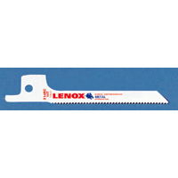 Lenox 20520314RC Reciprocating Saw Blade, 5/16 in W, 3-5/8 in L, 14 TPI, Cobalt/Nickel Cutting Edge
