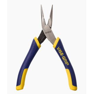 IRWIN 2078905 Vise-Grip Long Nose Mini Pliers with Spring and Cutter, 5-1/4-Inch
