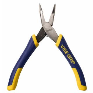 IRWIN 2078965 Vise-Grip Bent Nose Mini Pliers with Spring, 5-Inch