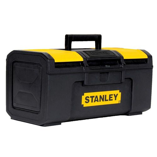 Stanley STST16410 Tool Box, 16 inch, Polypropylene, Black/Yellow, 3 -Compartment