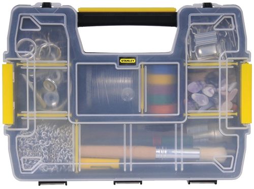 Stanley STST14021 Sortmaster 12-Compartment Small Parts Light Organizer