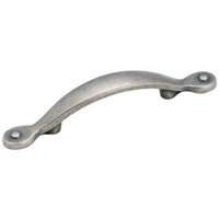 Amerock BP1590-WN Inspirations Leaf 3-Inch Pull, Weathered Nickel