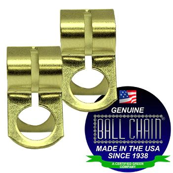 BALL CHAIN CLAMP CPLG 6-D BRASS