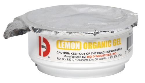 BIG D 110 Organic Air Freshener Gel, Lemon, 30 days-Day Freshness