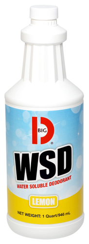BIG D 316 Water Soluble Deodorant, Lemon, 1 qt Can, Liquid