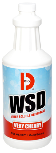 BIG D 353 Water Soluble Deodorant, Very Cherry, 1 qt Can, Liquid