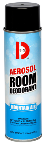 BIG D 426 Aerosol Room Deodorant, 15 oz Can, Mountain Air