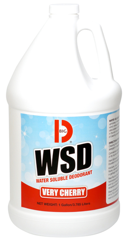 BIG D 613 Water Soluble Deodorant, Very Cherry, 1 gal Can, Liquid