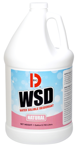 BIG D 617 Water Soluble Deodorant, Natural, 1 gal Can, Liquid