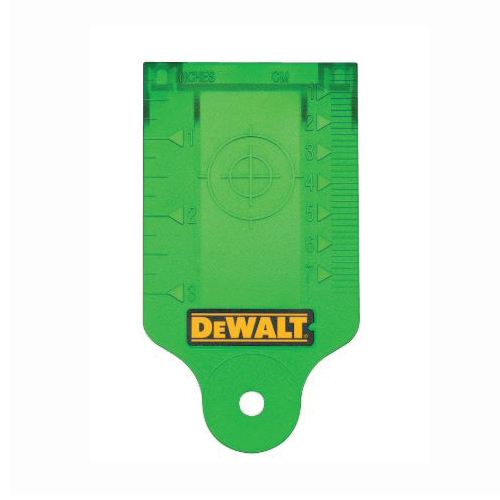DeWALT DW0730G Laser Target Card, Plastic