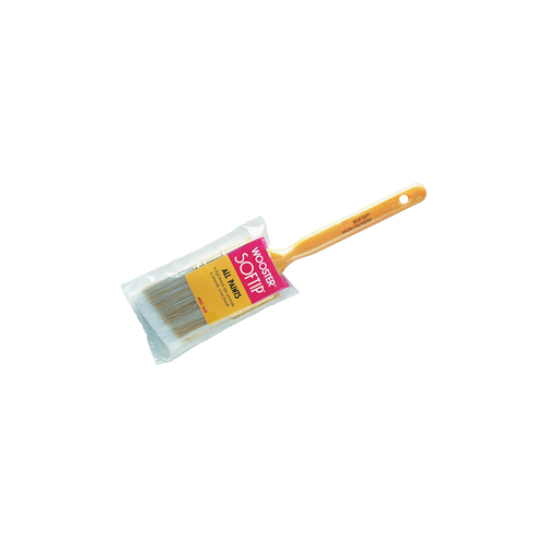 WOOSTER Q3208-2-1/2 Paint Brush, 2-1/2 in W, 2-7/16 in L Bristle, Nylon/Polyester Bristle