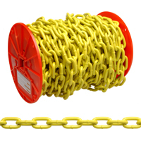 1/4 YELLOW POLY COATED CHAIN