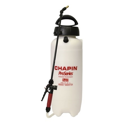 CHAPIN Pro Series 26031XP Compression Sprayer, 3 gal Tank, Poly Tank, 48 in L Hose
