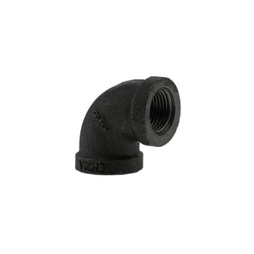 BLACK ELBOW 3/8"