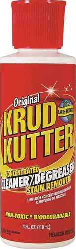 KRUD KUTTER 291528 Cleaner and Degreaser, 4 oz Bottle, Liquid, Mild