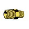 BRASS HEX NIPPLE RED 3/4x1/2