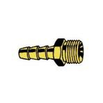 BRASS HOSE BARB 1/8BARBx1/8MPT
