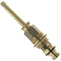Danco 15352B Diverter Stem, Brass, Brushed Nickel, 5-39/64 in L