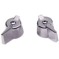 Danco 80681 Faucet Handle, Zinc, Chrome Plated, For: Gerber Two Handle Kitchen, Lavatory Faucets
