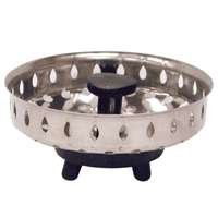 Danco 86720 Economy Basket Strainer with Rubber Stopper, Stainless