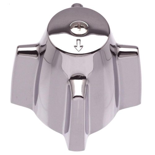 Danco 88265 Diverter Handle, Zinc, Chrome Plated, For: Central Brass Two Handle Tub/Shower Faucets