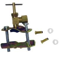 Danco 88276E Saddle Valve, 1/4 x 3/8 in Connection, Compression, Brass Body