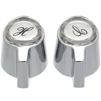 Danco 88509 Faucet Handle, Zinc, Chrome Plated, For: Sterling Kitchen, Bath Faucets