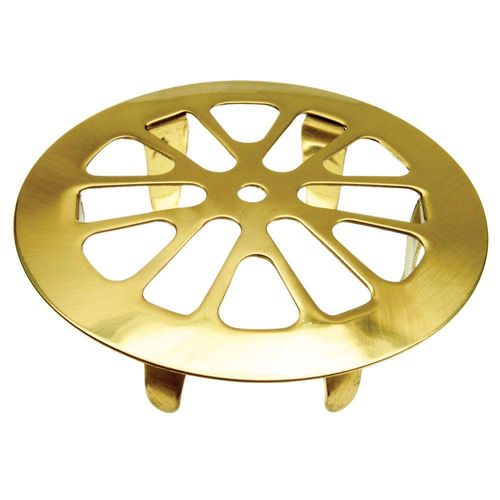 Danco 88928 Snap-In Tub Strainer, Brass, Gold, Polished Brass, Specifications: Grid Design
