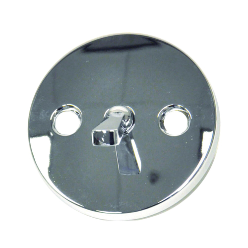Danco 88975 Overflow Plate, Metal, Chrome, For: Existing Bathtub Fixtures