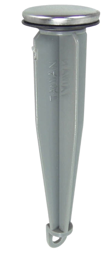 Danco 88994 Sink Stopper, Pop-Up, Plastic, Chrome, For: Moen Drain Components
