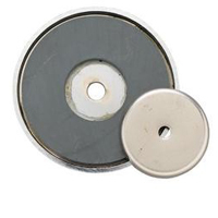 General Tools 376B 20-Pound Pull Shallow Pot Ceramic Magnet