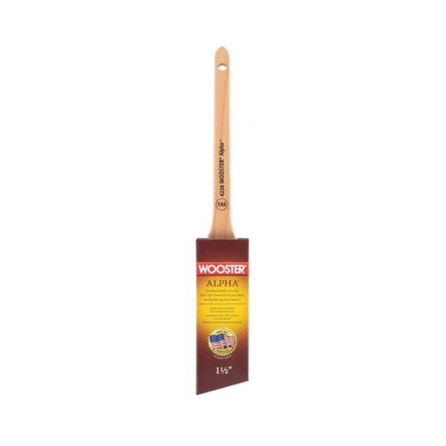 WOOSTER 4230-1 1/2 Paint Brush, 1-1/2 in W, 2-3/16 in L Bristle, Synthetic Fabric Bristle