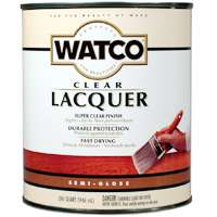 Rust-Oleum 63141 Watco Lacquer Finish, Quart, Clear Semi-Gloss