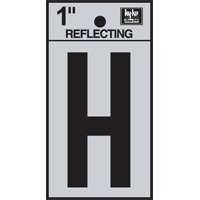 "H" #3501 1" REFLECTIVE LETTER
