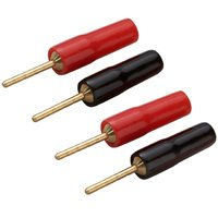 Zenith AM1004WP Speaker Wire Mini Pin, Black/Red