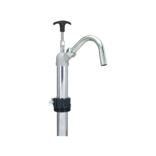 LUMAX LX-1331 Lift-Action Barrel Pump, 3/4 in Outlet, 22 oz/stroke, Stainless Steel