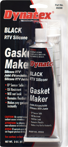 Dynatex 143364 Silicone Gasket Maker, 3 oz Tube, Paste, Acetic Acid