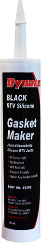 Dynatex 143393 Silicone Gasket Maker, 300 mL Cartridge, Paste, Acetic Acid