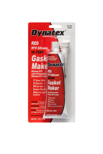 Dynatex 143367 Silicone Gasket Maker, 3 oz Tube, Paste, Acetic Acid
